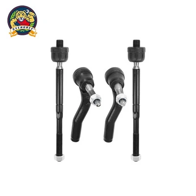 Extremo de varilla de amarre exterior e interior delantero 4x apto para Chevrolet Silverado 1500 GMC Sierra 1500 Foto 1 de 4