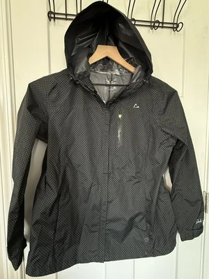 Linda Chaqueta de Lluvia Paradox XL Negra Con Lunares Chaqueta Ligera Otoño Primavera Foto 1 de 4