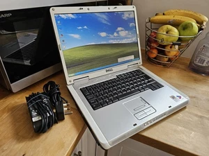 Retro Dell Inspiron 6000 15.4" 80GB HDD 2GB RAM Windows XP Laptop  w/ Battery OK - Picture 1 of 22
