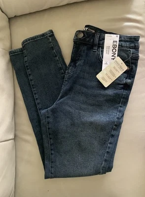 George Ebony Blue Mid Rise Skinny Jeans Size 12 Regular  - Image 1 of 4