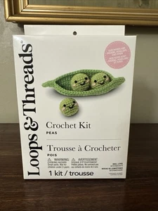 Schlaufen und Fäden Häkelset - Erbsen - Neu im Karton - Bild 1 von 2