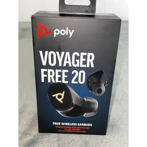 Poly Voyager Free 20 Auriculares Inalámbricos Bluetooth USB-C Estuche de Carga Color Negro - Imagen 1 de 8