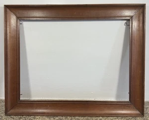 Cadre ancien en bois mouluré 6P Feuillure: 31 x 41 cm Entier: 39,5 x 49,5 cm - Foto 1 di 6