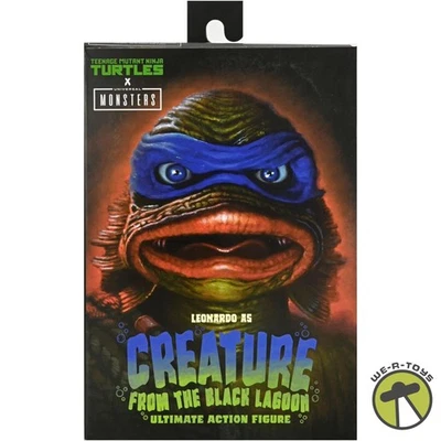 Universal Monsters X Teenage Mutant Ninja Turtles 7” Leonardo como la criatura Foto 1 de 4