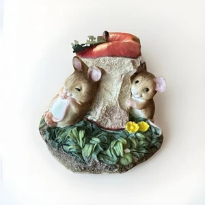 Merrie Mice By Border Fine Arts Studio 2002 Enesco "Core Blimey" Apple Figurine. - Picture 1 of 8