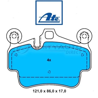 ATE Front Disc Brake Pad Set for 2008-2012 Porsche Cayman - Braking Stopping bn Foto 1 de 4