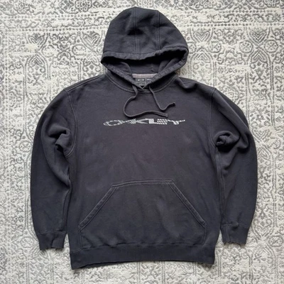 Vintage 00s Oakley Spell Out Logo Pullover Hoodie- MEDIUM - Image 1 of 4