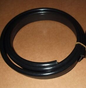 One Metre Black Austin Devon Wing Piping Beading T Section Seam Plastic Section