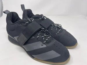 Adidas Adipower Gewichtheben 2020 Sportschuh Größe 12 schwarz 606004 Spitze gebraucht, in einwandfreiem Zustand - Bild 1 von 12