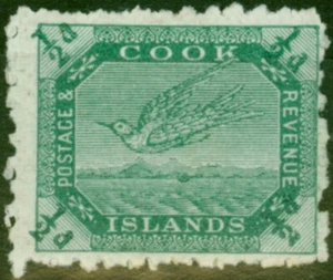 Cook Islands 1902 1/2d Green SG23 Fine MM - Picture 1 of 1