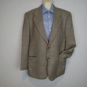  VALENTINO Plaid Wool Blazer 42R jacket sport coat  - Picture 1 of 12