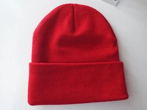 fila men's toboggan hat one size fits All RED NEW - Picture 1 of 2