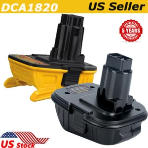 1/2PACK DCA1820 Converter Battery Adapter For Dewalt 18V To 20V MAX Drill Li-ion - Picture 1 of 14