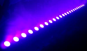 ProX X-BAR24UV3W Evo UV 24 3W LED DJ Ultraviolet Black Light Bar Xstatic Pro EVO - Picture 1 of 24