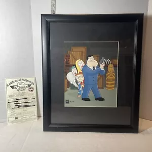 AMERICAN DAD Limited Ed. Animation Art 38/500 20th Century Fox Giclee ‘05 FRAMED - Picture 1 of 15