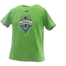 Seattle Sounders FC Official MLS Adidas Apparel Youth Kids Size T-Shirt New Tags