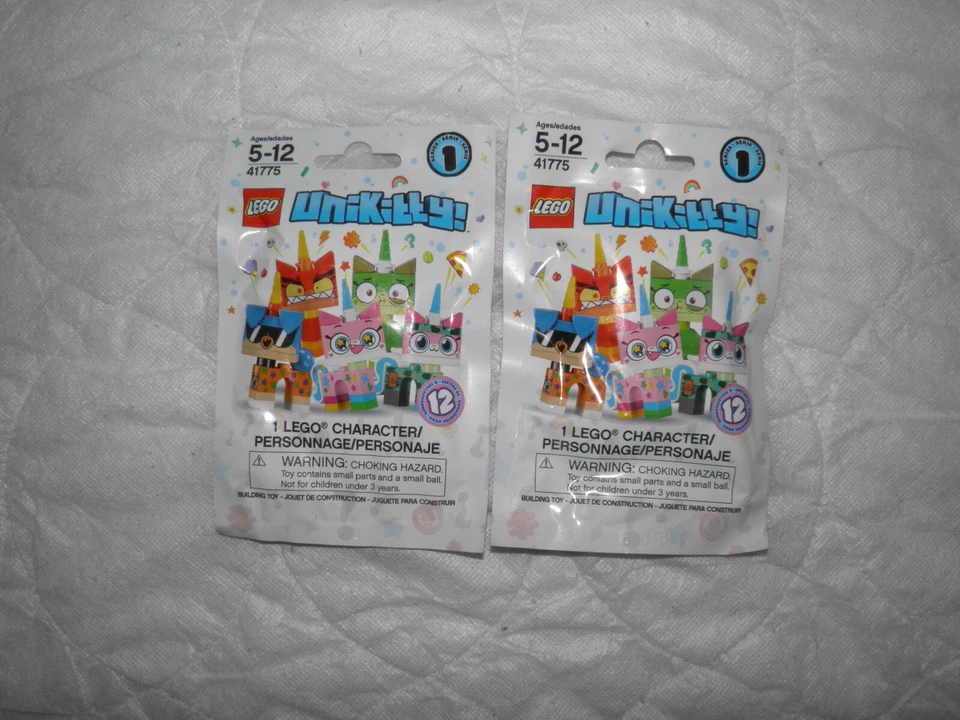 LEGO #41775 Unikitty Minifiguras Lote de 2 Bolsas Ciegas Serie 1 Sin Abrir ¡NUEVO! Foto 1 de 2