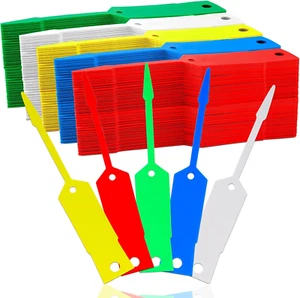 Lewtemi 1000 Pieces Self Lock Arrow ID Key Tags Car Parts Tags Key Ring Repair L - Bild 1 von 12