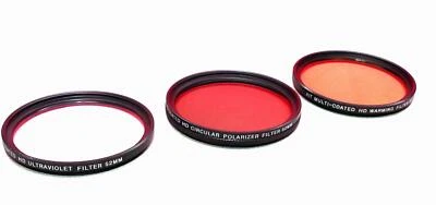 Xit Photo 3 Piece 52mm Slim HD glass filters w/soft filter case - Image 1 of 4