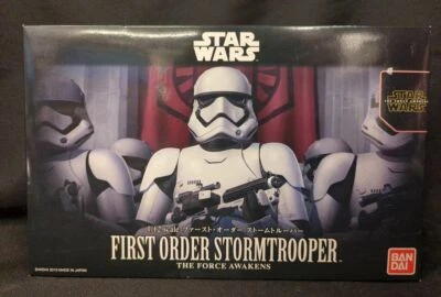 Bandai Star Wars 1/12 FIRST ORDER STORMTROOPER Plastic Model Kit Japan NEW - Image 1 of 2