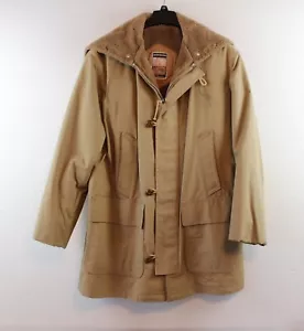 Mighty Mac Men's 46L Vintage Tan Coat Zip Hoodie - Picture 1 of 12