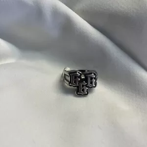 Size 10 Stainless Steel “ 666” Biker Ring - Picture 1 of 2
