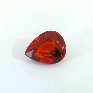 1.39 carat -NATURAL SPESSARTITE GARNET FIRE ORANGE  LOOSE GEMSTONES WATCH VDO - Picture 1 of 5