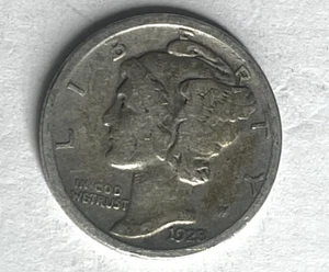 1923 Mercury Dime Silver 90% - Picture 1 of 2