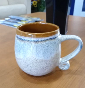 Meritage Stoneware Speckled Glazed Pottery Mug Dishwasher & Microwave Safe 16oz - Picture 1 of 7