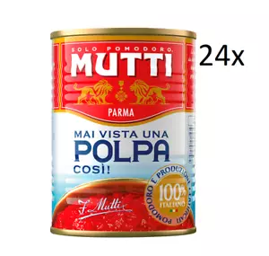 24x Mutti polpa di Pomodoro Tomatenpulpe Tomaten sauce 100% Italienisch 400g - Bild 1 von 1