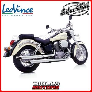 2212 TERMINALE COMPLETO SILVERTAIL HONDA VT 750 C2 ACE SHADOW 2001 - K02 CHROMED - Imagen 1 de 5