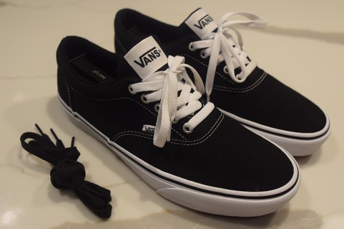 (TG. 9 5) VANS Sneaker da uomo in tela Doheny Nero Bianco