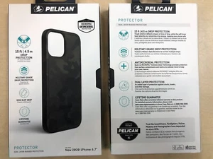 Pelican Dual Layer Rugged Protector Case for iPhone 12 Pro Max in Black Camo - Photo 1 sur 3
