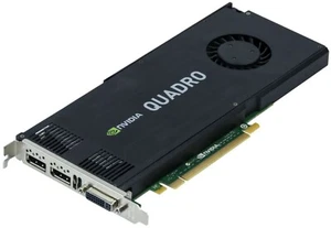 NVIDIA QUADRO K4000 3GB GDDR5 DP/DVI Displayport PCI-E PNY VCQK4000 - Picture 1 of 4