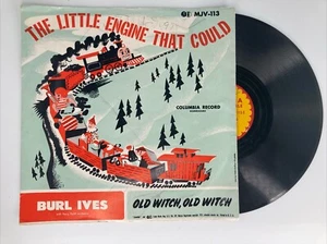 Vintage Burl Ives THE LITTLE ENGINE THAT COULD LP 1951 Childrens Record ~ VIDEO - Picture 1 of 11