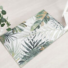 Extra Large Green Floor Rug Tropical Leaves Beautiful Lounges Carpet Runner 
