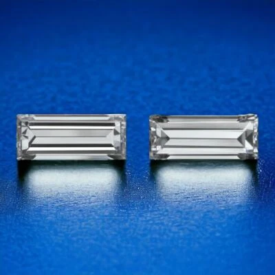 Baguette Cut Lab Grown Diamonds 2.5 mm to 12 mm EF-VS Lab grown Diamonds - Image 1 of 4