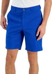Club Room Men's Regular Fit 9" 4 Way Stretch Shorts Hyper Blue, 36 - Picture 1 of 1