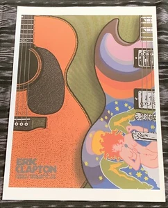 Eric Clapton Concert Poster 2006 MSG Madison Square Garden NYC 11x14” Cream New - Picture 1 of 2