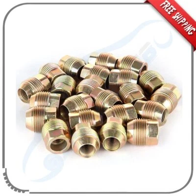 24X Gold 14x1.5 Open End Lug Nuts For Chevrolet Silverado GMC Sierra 1500 K1500 - Image 1 of 4