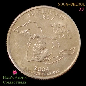 Gorgeous!!! 2004-D Michigan State Quarter DDO & DDR AU - Picture 1 of 3