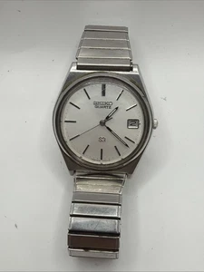Vintage Seiko SQ Herren Quarz Uhr Datum Modell 8122-7019 Japan GEBRAUCHT - Bild 1 von 9