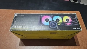 CORSAIR iCUE H150i ELITE LCD XT – 360mm CPU-Wasserkühlung – OVP – Fehlender LCD - Afbeelding 1 van 9