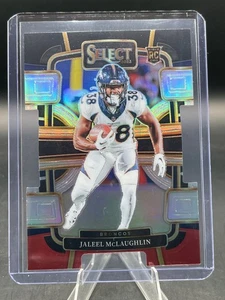 2023 Select JALEEL McLAUGHLIN (RC) Black-Red Concourse Prizm DIE-CUT Broncos - Picture 1 of 4