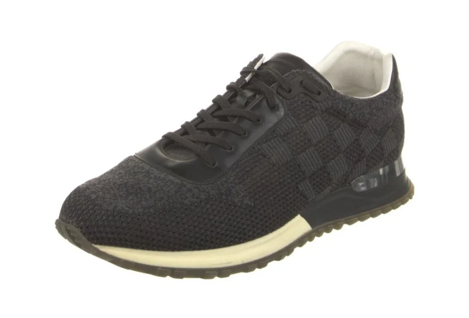 Zapatillas LV Negras Pasarela Damier (Unisex) Patrón EE. UU. Para hombres Talla 9 Mujeres EE. UU. Talla 10.5 Foto 1 de 4