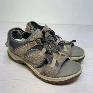 Sandalia deportiva ECCO para mujer Yucatán, talla 37 EE. UU. 6 flor de hielo/cacao marrón palanca - Imagen 1 de 11