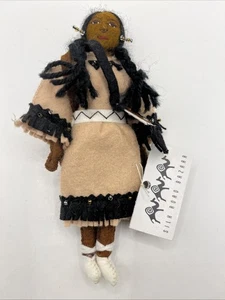 Artisans Handcrafted Ornament Felt Silk Road Bazaar 6.5" Sacajawea NWT - Picture 1 of 10