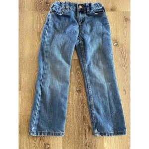 Girl's Est. 89 Place Bootcut Stretch Jeans Size 5T Blue Adjustable Waist Cotton - Picture 1 of 7
