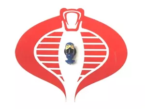 GI Joe Body Part Scorpion BLUE Head CUSTOMIZER Black Major - Picture 1 of 1