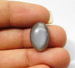 Schwarzer Mondstein Edelstein Mondstein Cabochon lose für Schmuck Edelstein 14 K. ME-8481 - Bild 1 von 3
